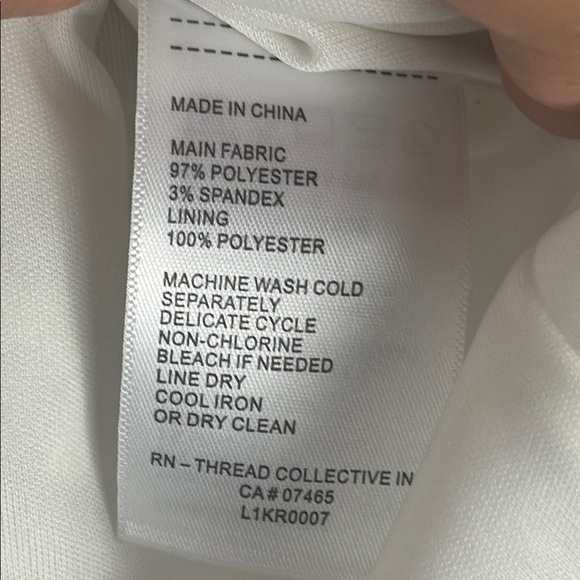 Laundry By Shelli Segal White Lace Puff Sleeve Blouse Size Large - Picture 7 of 9